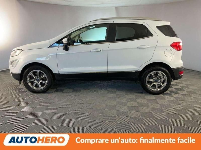 Usata Ford Ecosport Titanium 125 CV (91 kW) 2018 Bianco SUV
