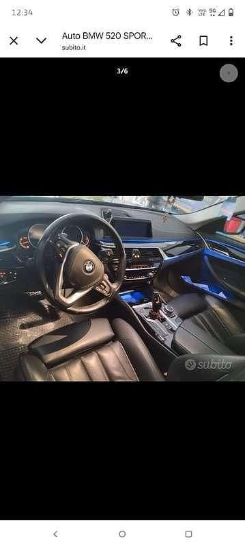 Usata BMW 520 Sport Line 190 CV (139 kW) 2018 Grigio Station wagon