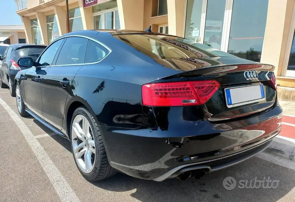 Usata Audi A5 S-Line 177 CV (130 kW) 2014 Nero Coupé