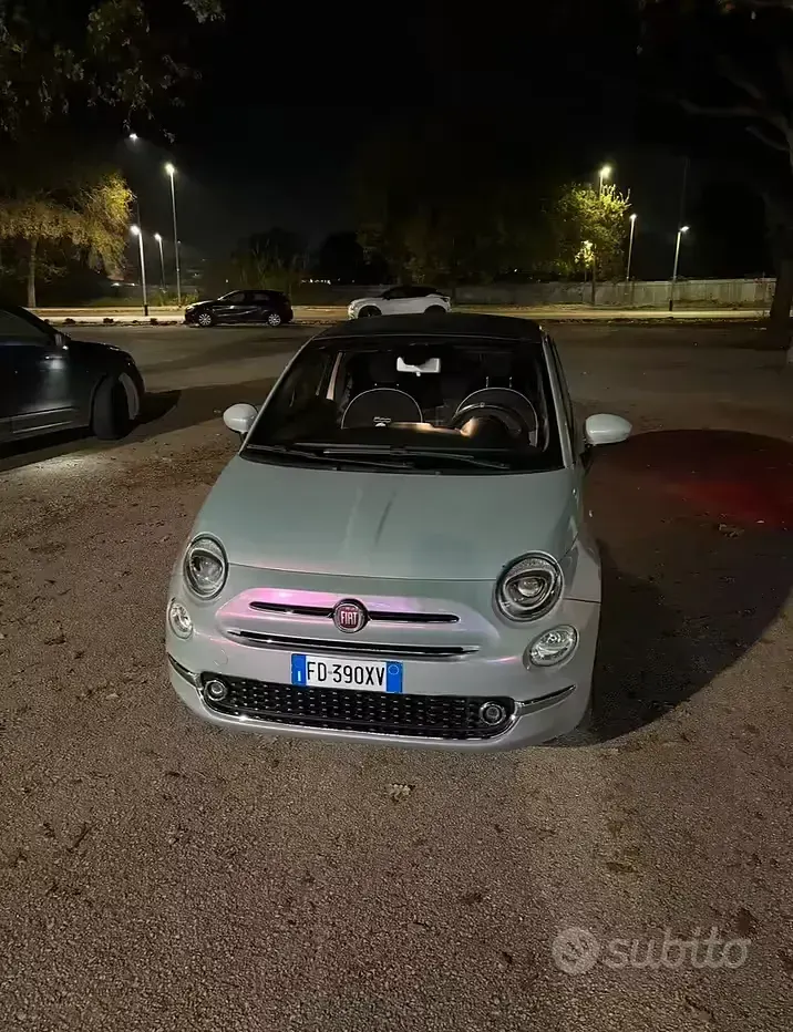 Usata Fiat 500 69 CV (50 kW) 2016 Bianco Cabrio