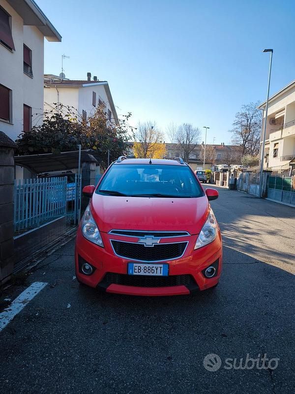 Usata Chevrolet Spark LT 2010 Rosso Utilitaria