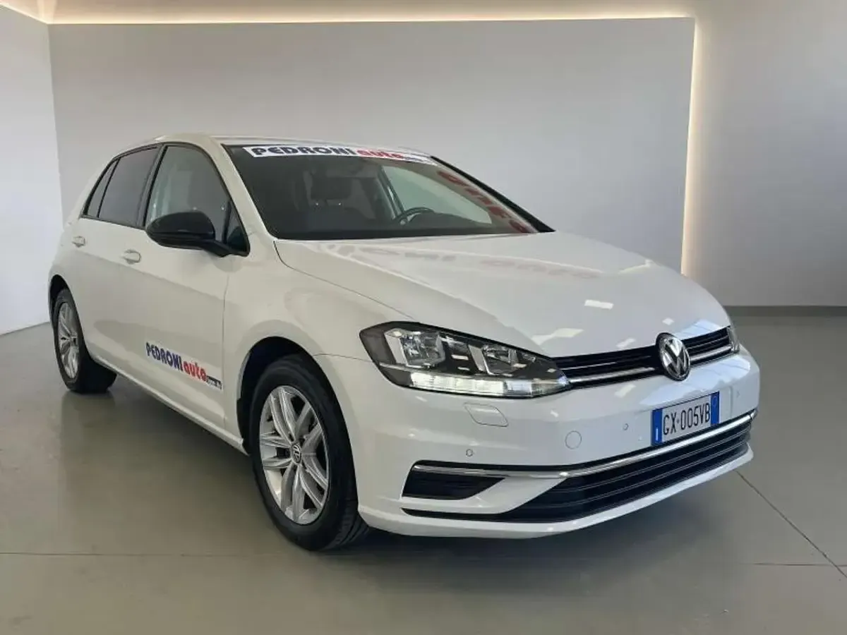 Usata VW Golf VII Comfortline 86 CV (63 kW) 2017 Bianco Berlina