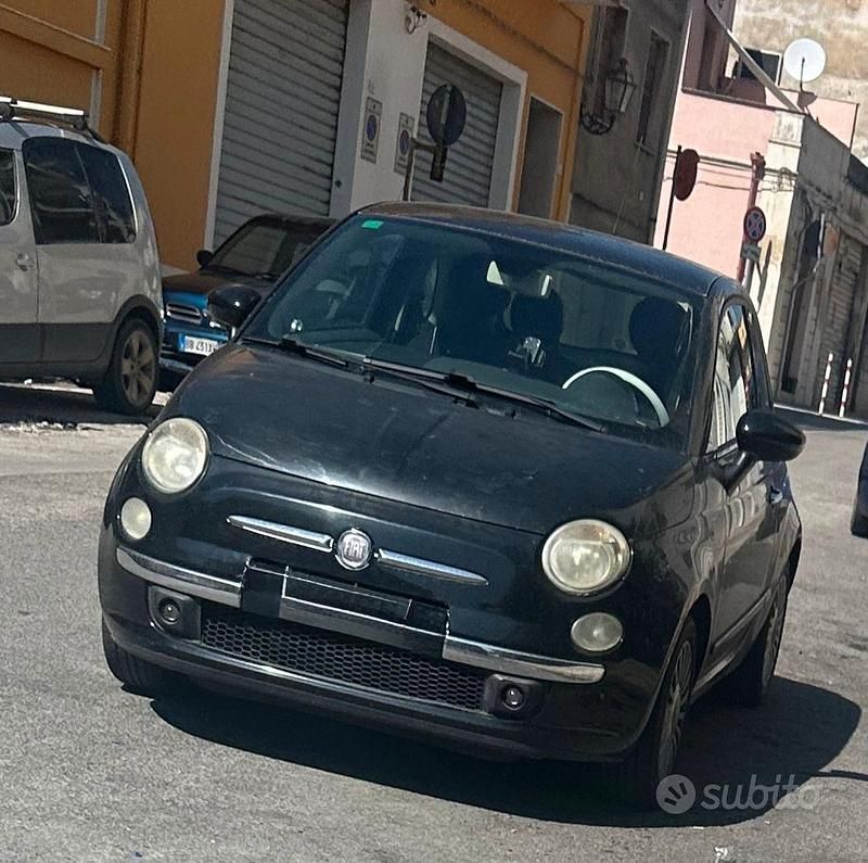 Usata Fiat 500 2008 Nero Berlina