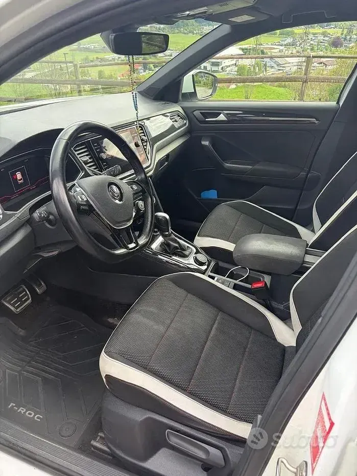 Usata VW T-Roc Sportline 150 CV (110 kW) 2018 Bianco SUV