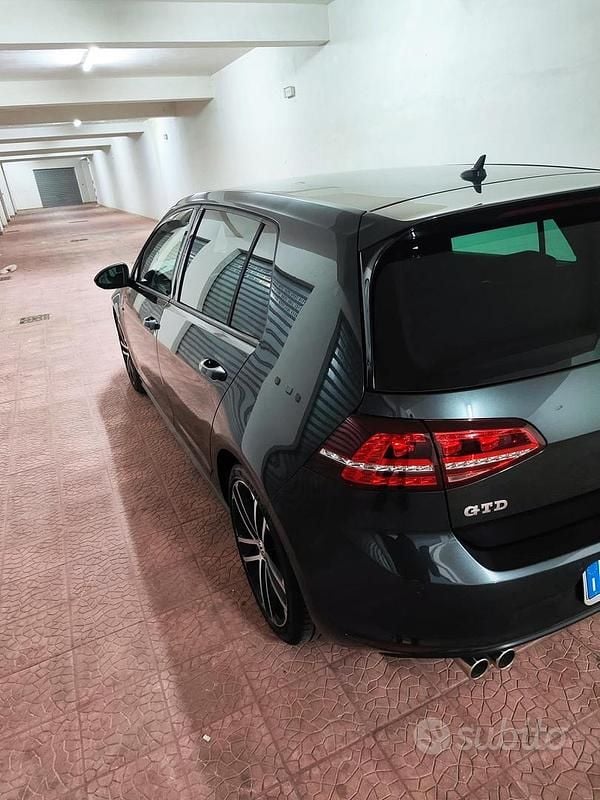 Usata VW Golf VII GTD 184 CV (135 kW) 2016 Nero Berlina