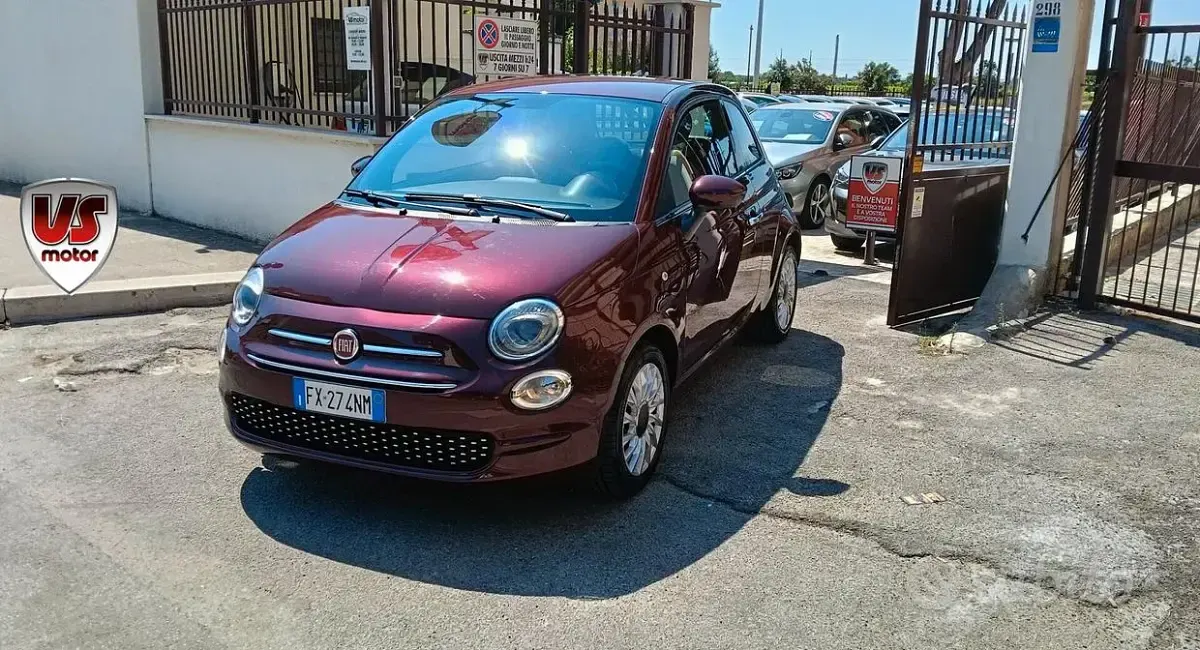 Usata Fiat 500 Lounge 69 CV (50 kW) 2019 Rosso Berlina