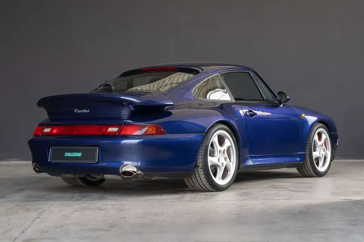 Usata Porsche 993 408 CV (300 kW) 1995 Irisblau Coupé