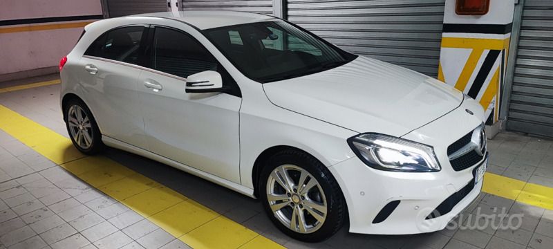 Usata Mercedes A180 109 CV (80 kW) 2016 Bianco Berlina