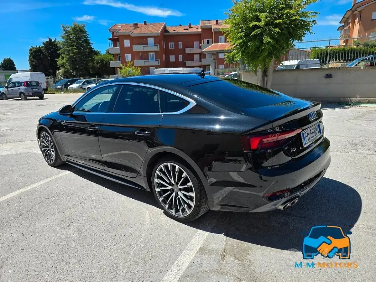 Usata Audi A5 Sportback Sport 190 CV (139 kW) 2017 Nero Utilitaria