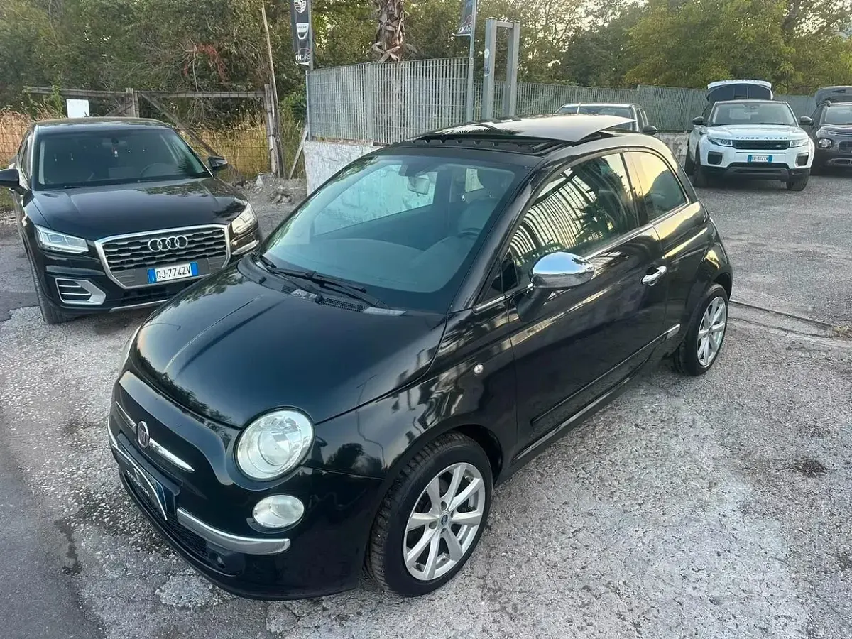 Usata Fiat 500 75 CV (55 kW) 2009 Nero Cabrio