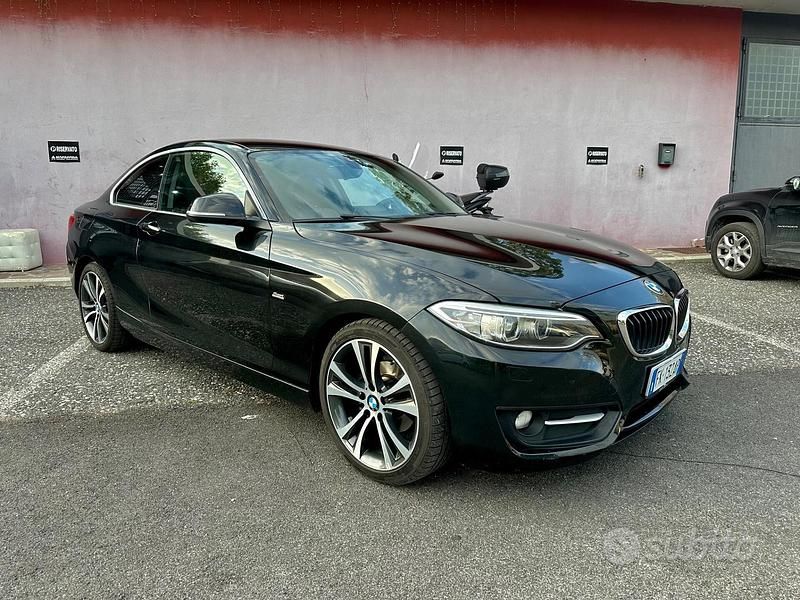 Usata BMW 218 Sport Line 149 CV (109 kW) 2017 Nero Coupé