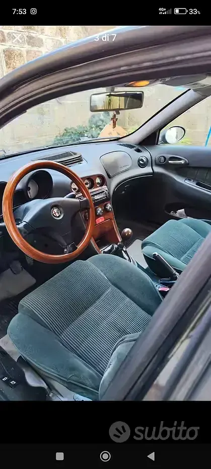 Usata Alfa Romeo 156 105 CV (77 kW) 2001 Nero Berlina