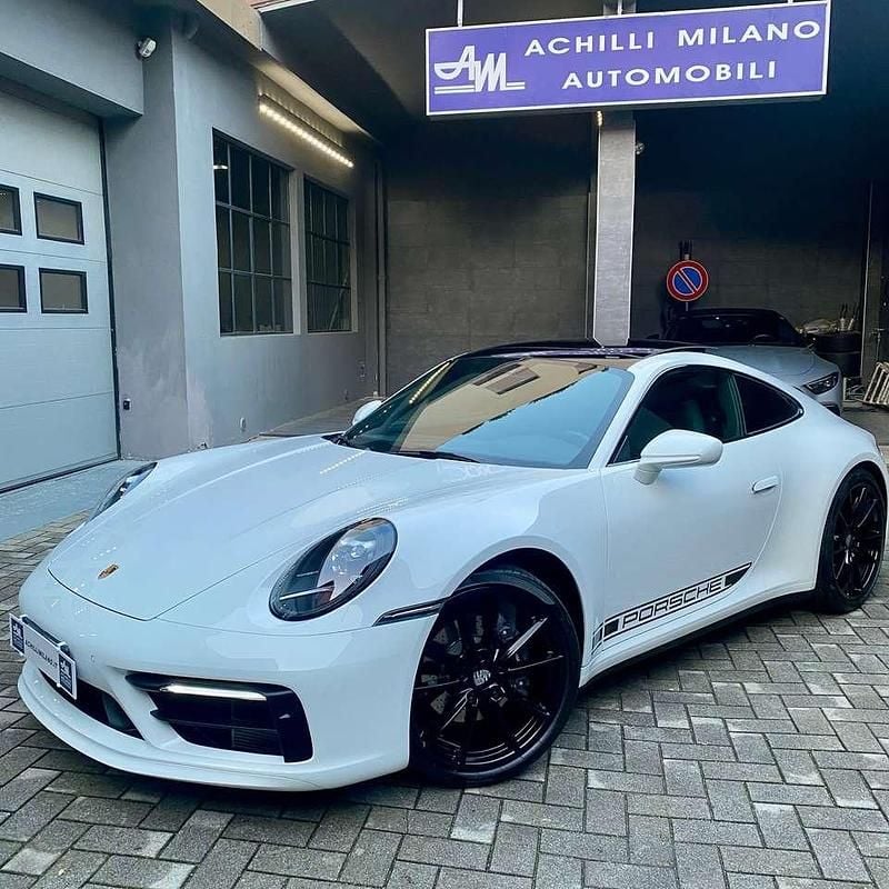 Bianco Usata 2020 Porsche 911 Carrera Sport Tre volumi | 109.992 € - Immagine 1/4