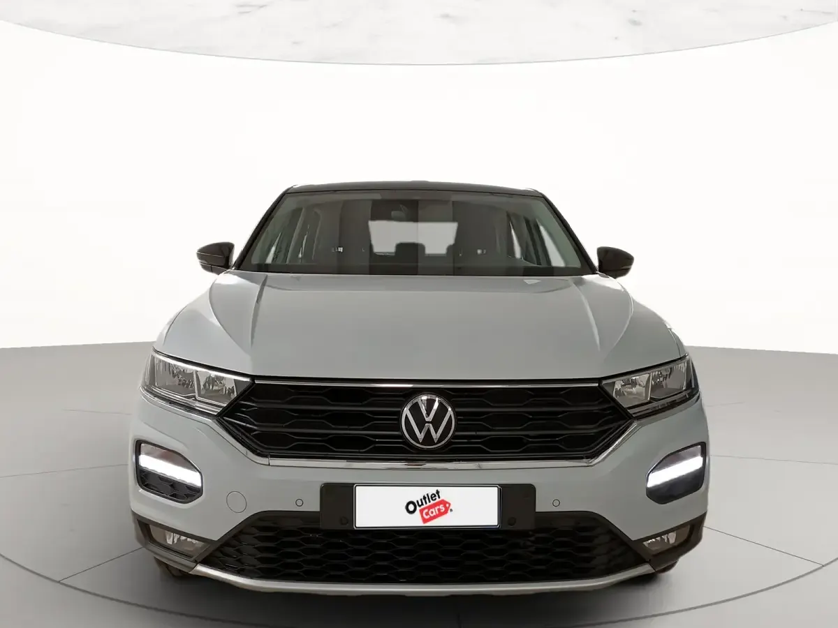 Usata VW T-Roc Style 110 CV (80 kW) 2020 White silver metallizzato nero SUV