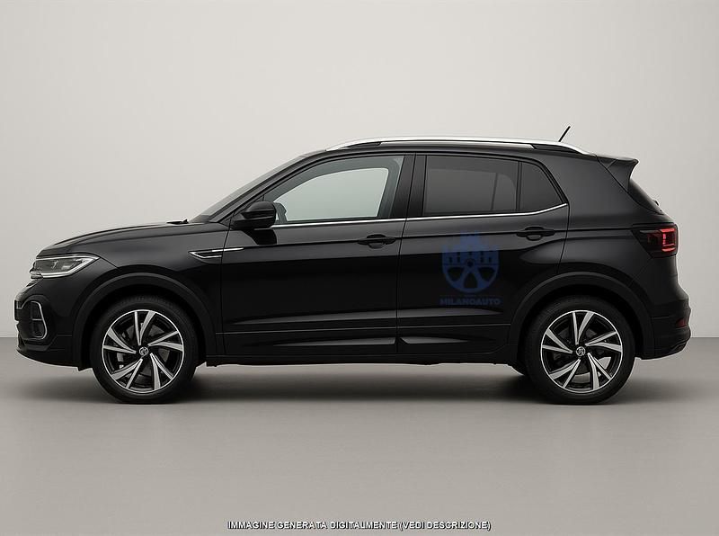 Usata VW T-Cross R-line 116 CV (85 kW) 2024 Nero SUV
