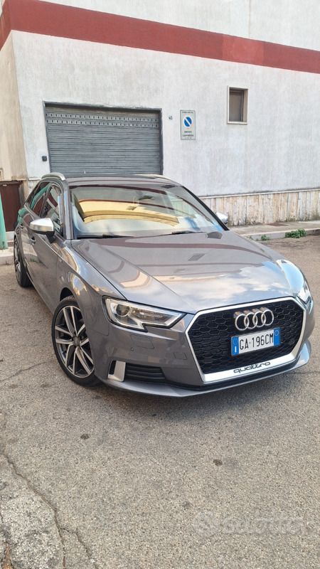 Grigio Usata 2017 Audi A3 Tre volumi | 17.500 € (Buon prezzo) - Immagine 1/4