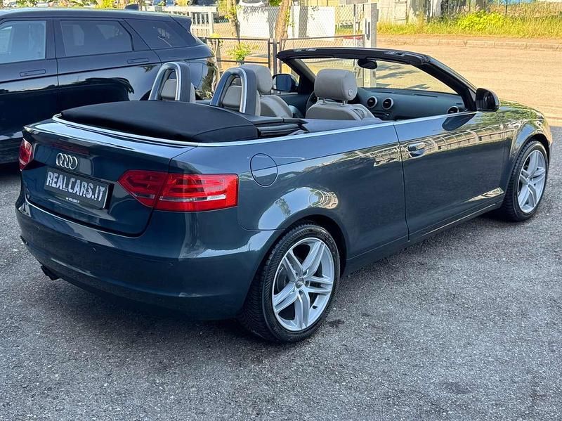 Usata Audi A3 Cabriolet Ambition 105 CV (77 kW) 2009 Delphin grau Cabrio