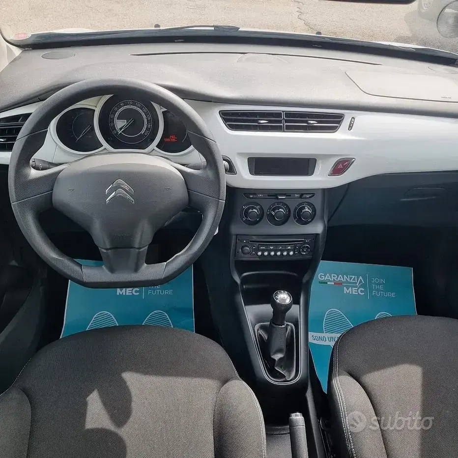 Usata Citroën C3 Live 82 CV (60 kW) 2016 Bianco Berlina