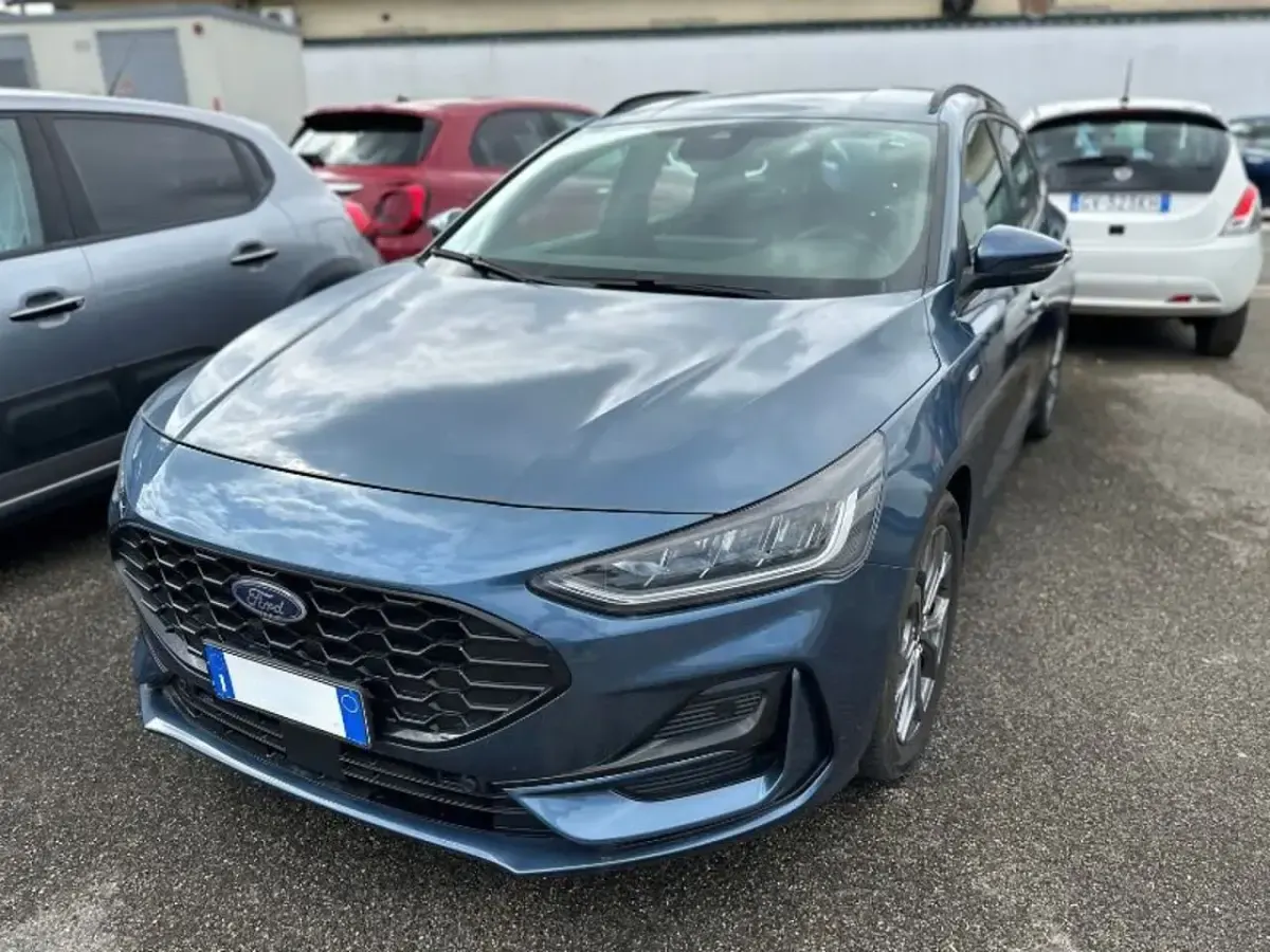 Usata Ford Focus ST-Line 125 CV (91 kW) 2023 Blu/azzurro Station wagon