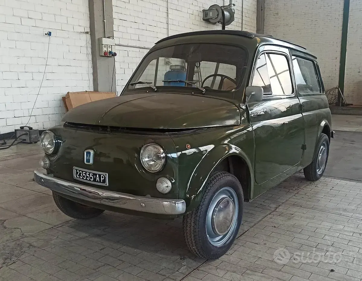 Usata Fiat 500 18 CV (13 kW) 1970 Verde Utilitaria