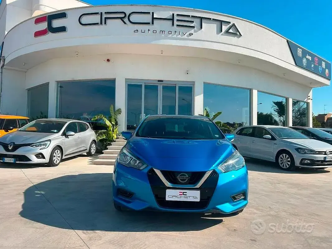 Usata Nissan Micra Visia+ 90 CV (66 kW) 2018 Blu/azzurro Utilitaria