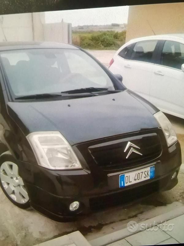 Usata Citroën C2 VTR Sport 73 CV (53 kW) 2007 Nero Utilitaria