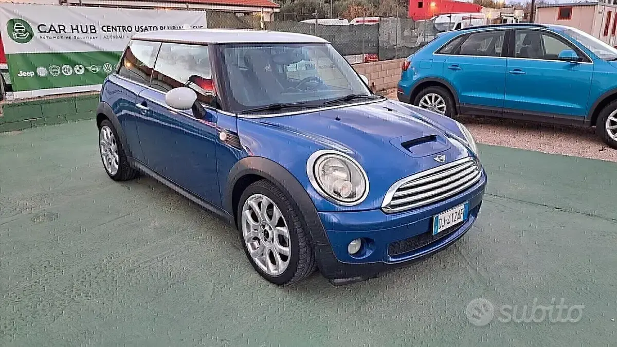 Usata Mini Cooper D Chili 109 CV (80 kW) 2008 Blu Utilitaria