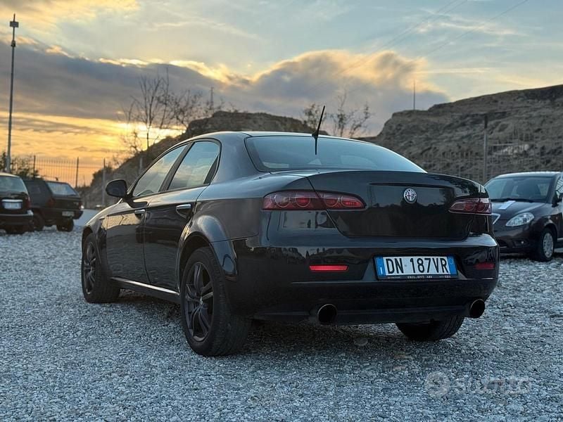 Usata Alfa Romeo 159 Exclusive 150 CV (110 kW) 2008 Nero Berlina