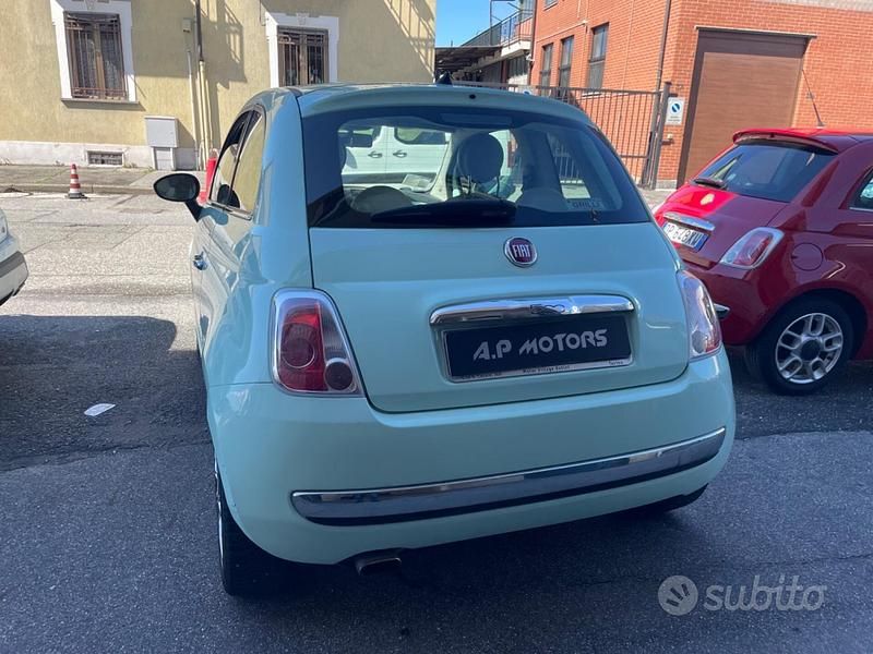 Usata Fiat 500 Lounge 69 CV (50 kW) 2015 Verde Utilitaria