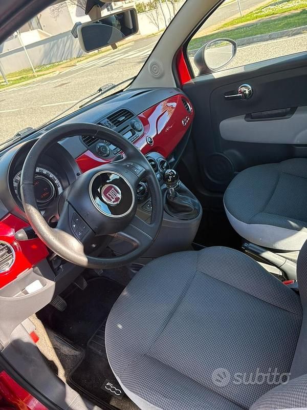 Usata Fiat 500 69 CV (50 kW) 2015 Rosso Utilitaria