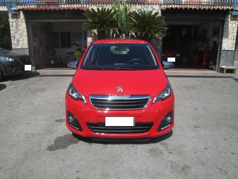 Usata Peugeot 108 85 CV (62 kW) 2017 Rosso Utilitaria