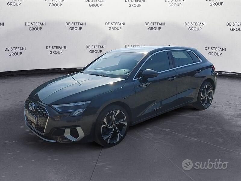 Usata Audi A3 Advanced 150 CV (110 kW) 2022 Grigio Berlina