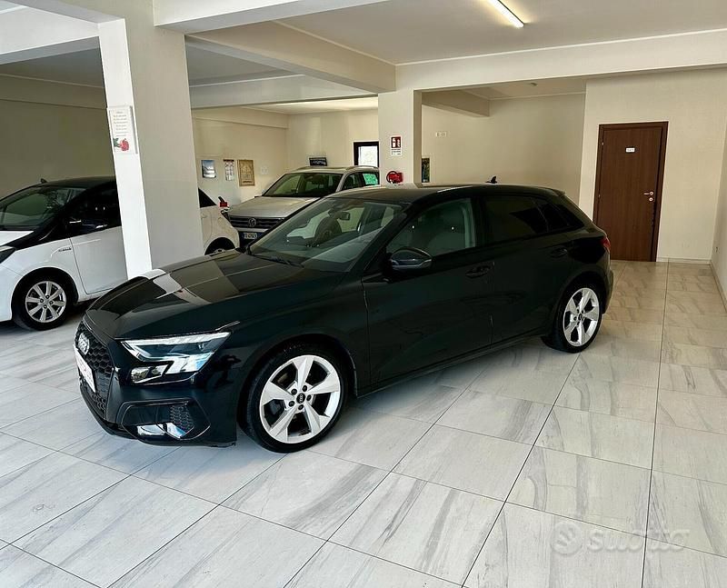 Usata Audi A3 Advanced 150 CV (110 kW) 2022 Nero Berlina