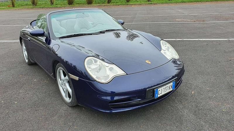 Usata Porsche 996 204 CV (150 kW) 2003 Blu/azzurro Cabrio