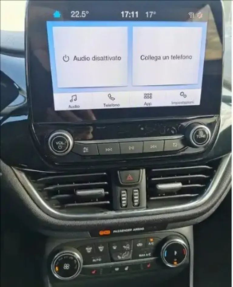Usata Ford Fiesta Titanium 125 CV (91 kW) 2022 Bianco frozen Utilitaria