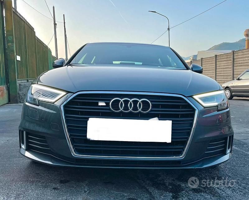 Usata Audi A3 S-line plus 2017 Grigio Berlina
