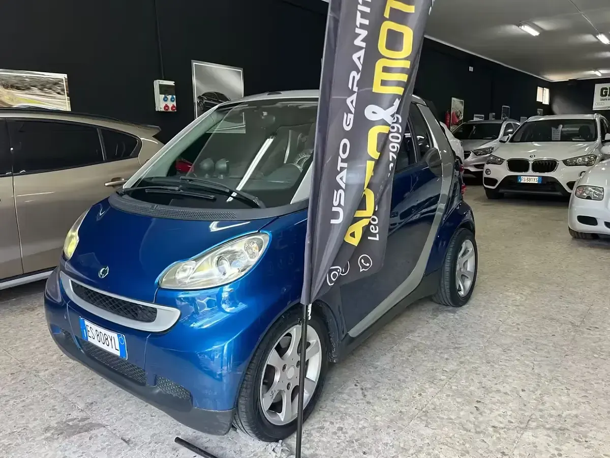 Usata Smart ForTwo Cabrio Pure 71 CV (52 kW) 2008 Blu Cabrio