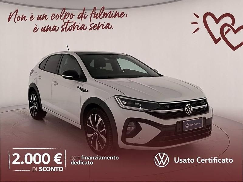Usata VW Taigo R-line 150 CV (110 kW) 2023 Pure white nero SUV