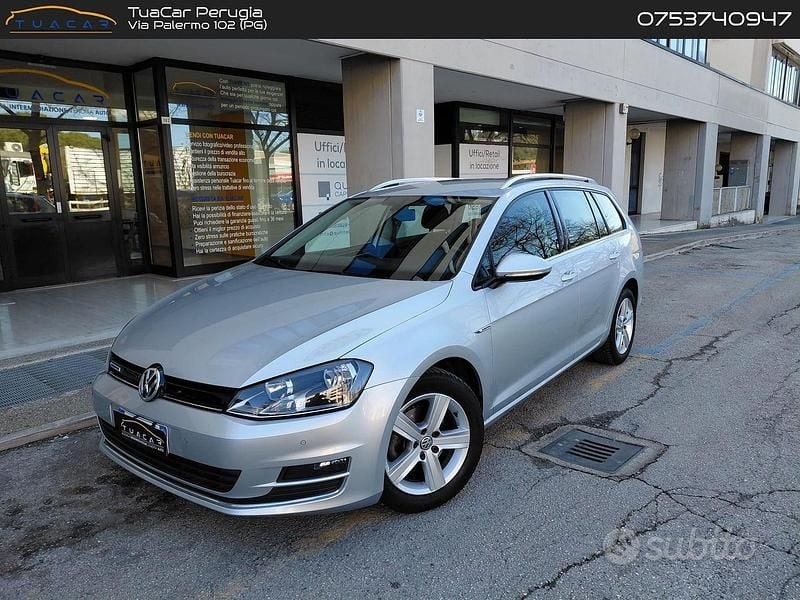 Usata VW Golf VII Business 110 CV (80 kW) 2016 Bianco Station wagon