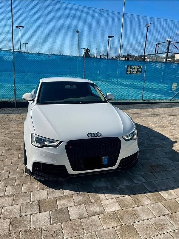 Usata Audi A5 180 CV (132 kW) 2009 Bianco Coupé