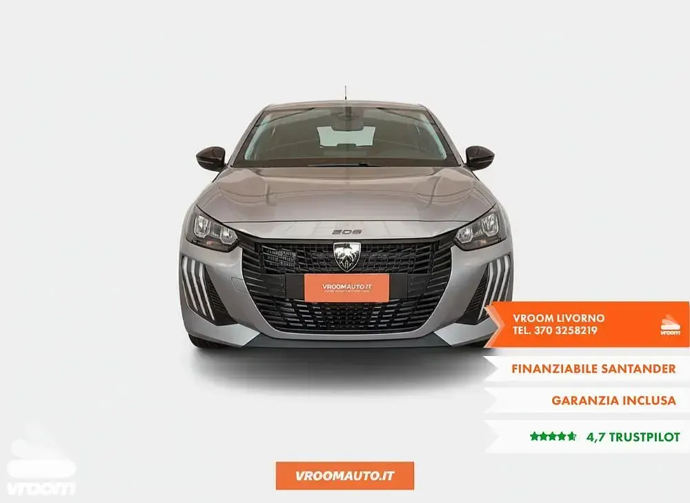 Usata Peugeot 208 100 CV (73 kW) 2025 Grigio Utilitaria