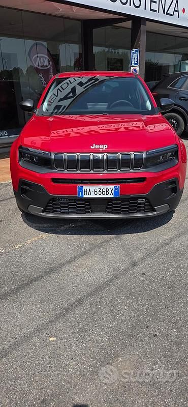 Rosso Usata 2023 Jeep Avenger SUV | 19.500 € (Super prezzo) - Immagine 1/4