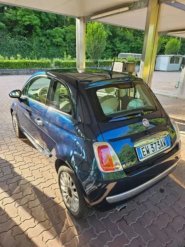 Usata Fiat 500 Lounge 69 CV (50 kW) 2014 Blu/azzurro Utilitaria
