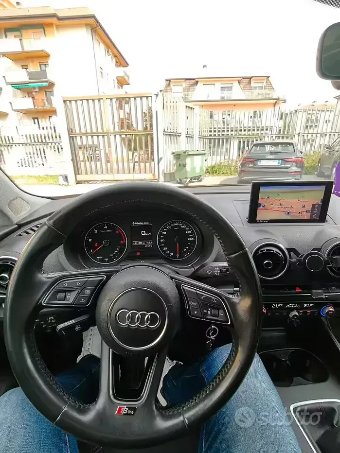 Usata Audi A3 116 CV (85 kW) 2018 Bianco Berlina