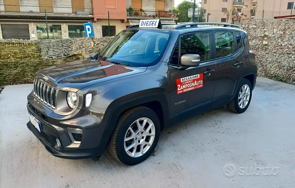 Usata Jeep Renegade Longitude 130 CV (95 kW) 2022 Grigio SUV