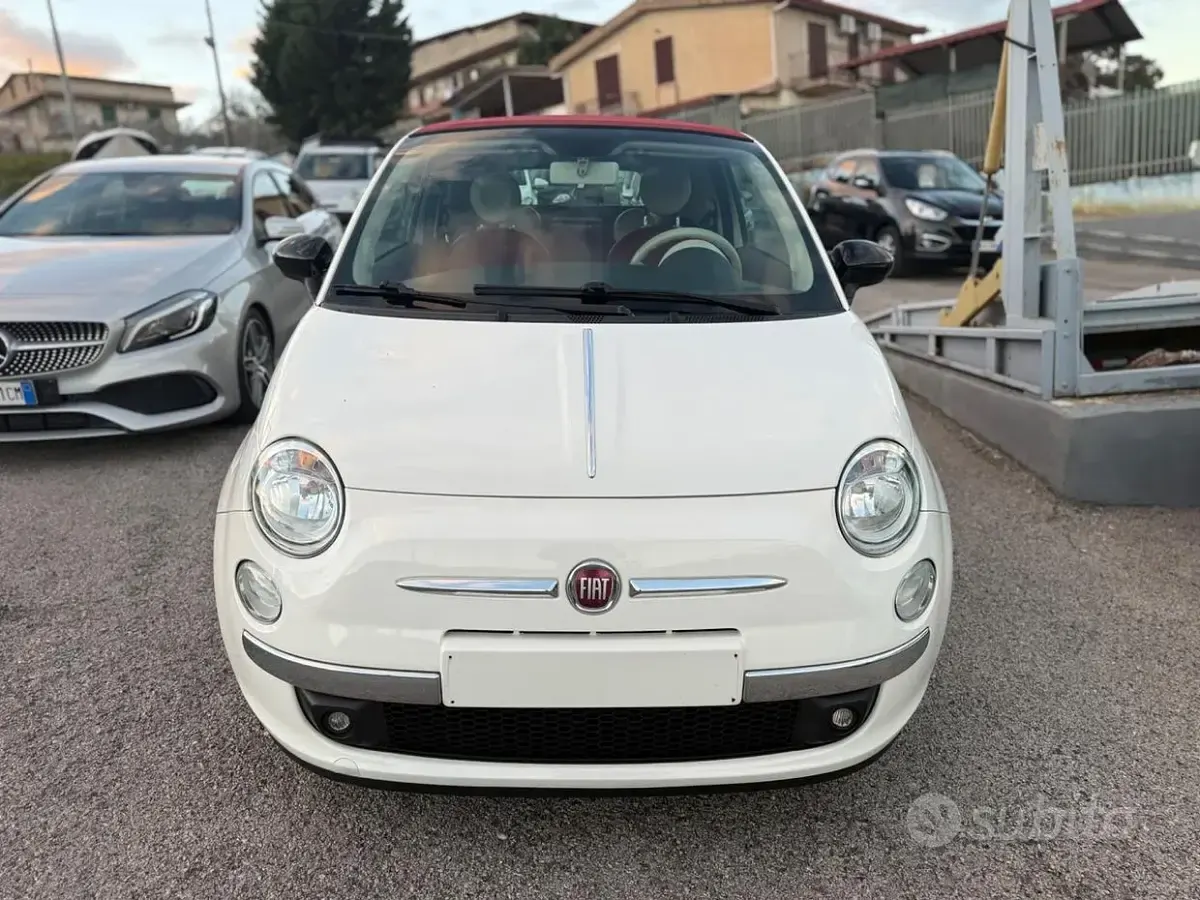 Begagnad Fiat 500C 69 HK (50 kW) 2014 Vit Cab