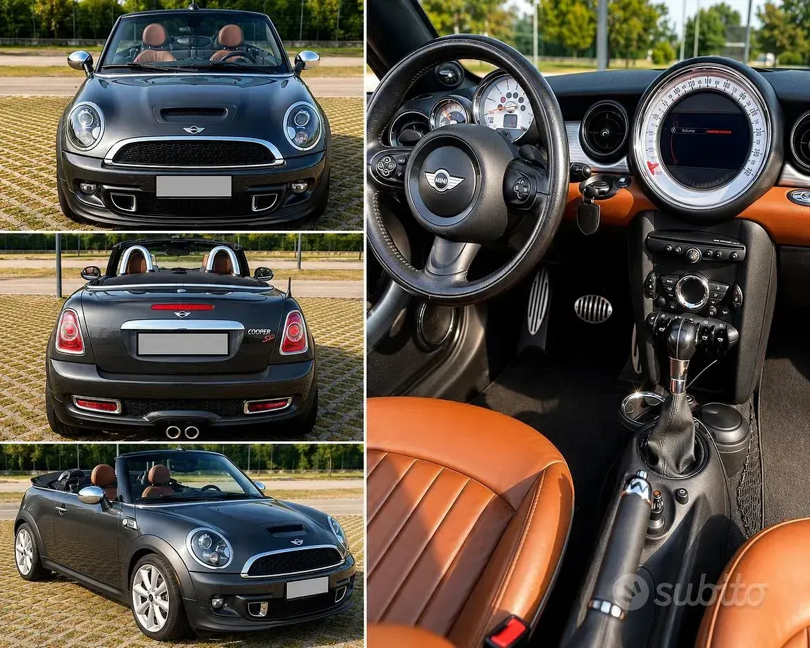 Usata Mini Cooper SD Cabriolet 143 CV (105 kW) 2012 Grigio Cabrio