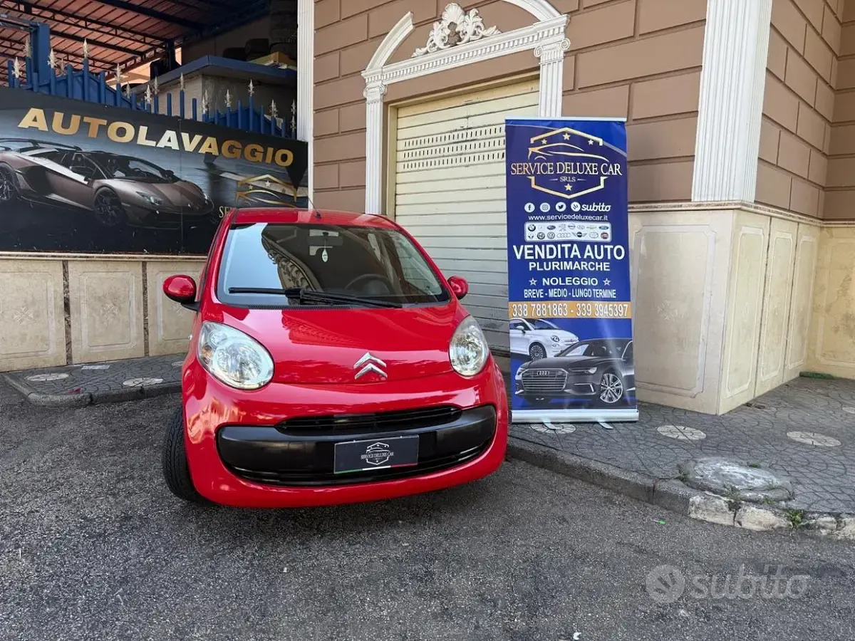 Usata Citroën C1 68 CV (50 kW) 2007 Rosso Utilitaria