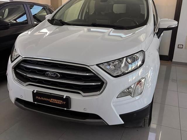 Bianco(met.) Usata 2019 Ford Ecosport Titanium SUV | 13.500 € (Buon prezzo) - Immagine 1/4