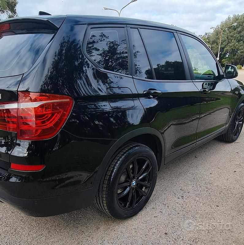 Usata BMW X3 Sport Line 150 CV (110 kW) 2015 Nero SUV